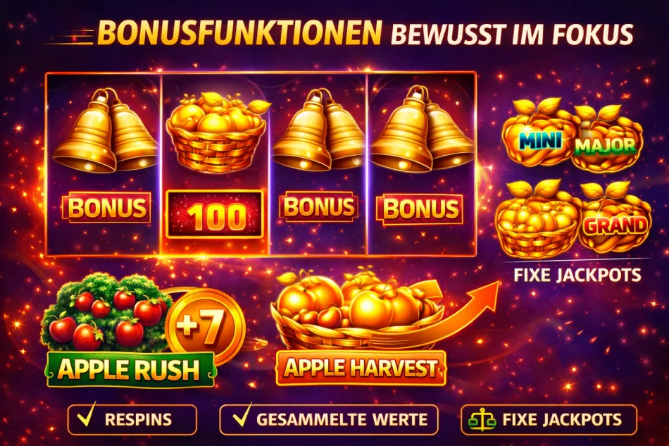 Bonusfunktionen gezielt im Blick behalten